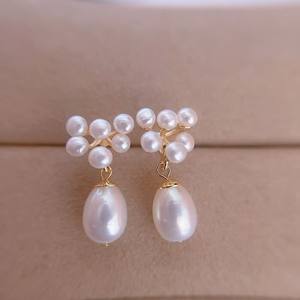 French Style Light Luxury Pearl Earrings with Water Droplet Tassel Pendant Niche Personality INS <b>Inspired</b> Accessory - Product Image 2