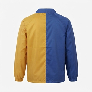 Veste de coach homme 2026 imperméable en polyester coupe-vent avec logo personnalisé sur le devant, design ample unisexe, col à capuche uni - Product Image 6