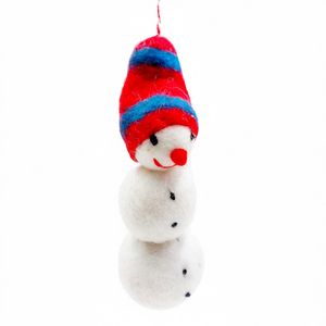 Ornement de Noël en feutre de laine en forme d'oiseau – Idée cadeau - Product Image 2