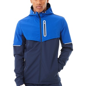 Veste coupe-vent pour homme au design tendance, de haute qualité, décontractée, pour l'hiver, avec capuche, séchage rapide, respirante, logo frontal, vente en gros - Product Image 1