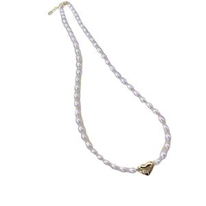 Collar de Doble Capa con Cuentas de Memoria, Cadena de Sonrisa con Cuentas Múltiples, con Luz Intensa, Impecable, de 3-4 mm y 7-8 mm, Collar con Colgante AK de Agua Dulce - Product Image 5