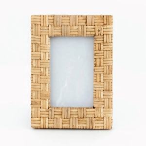 <b>Rattan</b> Wooden Cane Decorative Picture <b>Frame</b> Table Decor for Your Marriage Gift in United States for Special Day Direct From Manu - Product Image 1