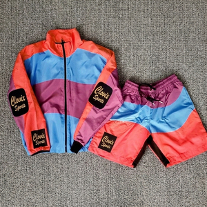 Conjunto de Chaqueta y Pantalones Cortavientos con Logotipo Personalizado OEM, Impermeable, para Correr al Aire Libre, Entrenamiento Deportivo, Chándal - Product Image 1