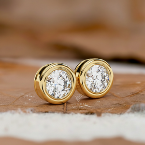 Pendientes de Diamantes Cultivados en Laboratorio con Certificación IGI VVS, Personalizados en Oro de 14K y 18K, Plata 925, Joyería de Diamantes Creados en Laboratorio para Hombres y Mujeres - Product Image 2