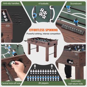 Tavolo da Calcio Balilla Standard da 55 Pollici per Interni, per Sala Giochi Domestica e Familiare - Product Image 3