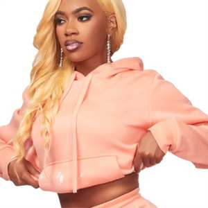 Conjunto Deportivo Personalizado sin Costuras para Mujer, Top de Manga Larga y Pantalones Cortos de Cintura Alta - Product Image 6