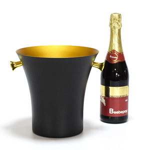 ถังน้ำแข็งสแตนเลส 5 ลิตร รูปทรงเอวเล็ก สำหรับเสิร์ฟเครื่องดื่มและแช่ไวน์ - Product Image 4