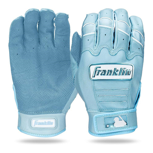 Guantes de Bateo de Béisbol Personalizados, Azules, Acolchados, de Microfibra, con Cierre de Gancho y Bucle, Unisex, para Adultos, Profesionales - Product Image 3