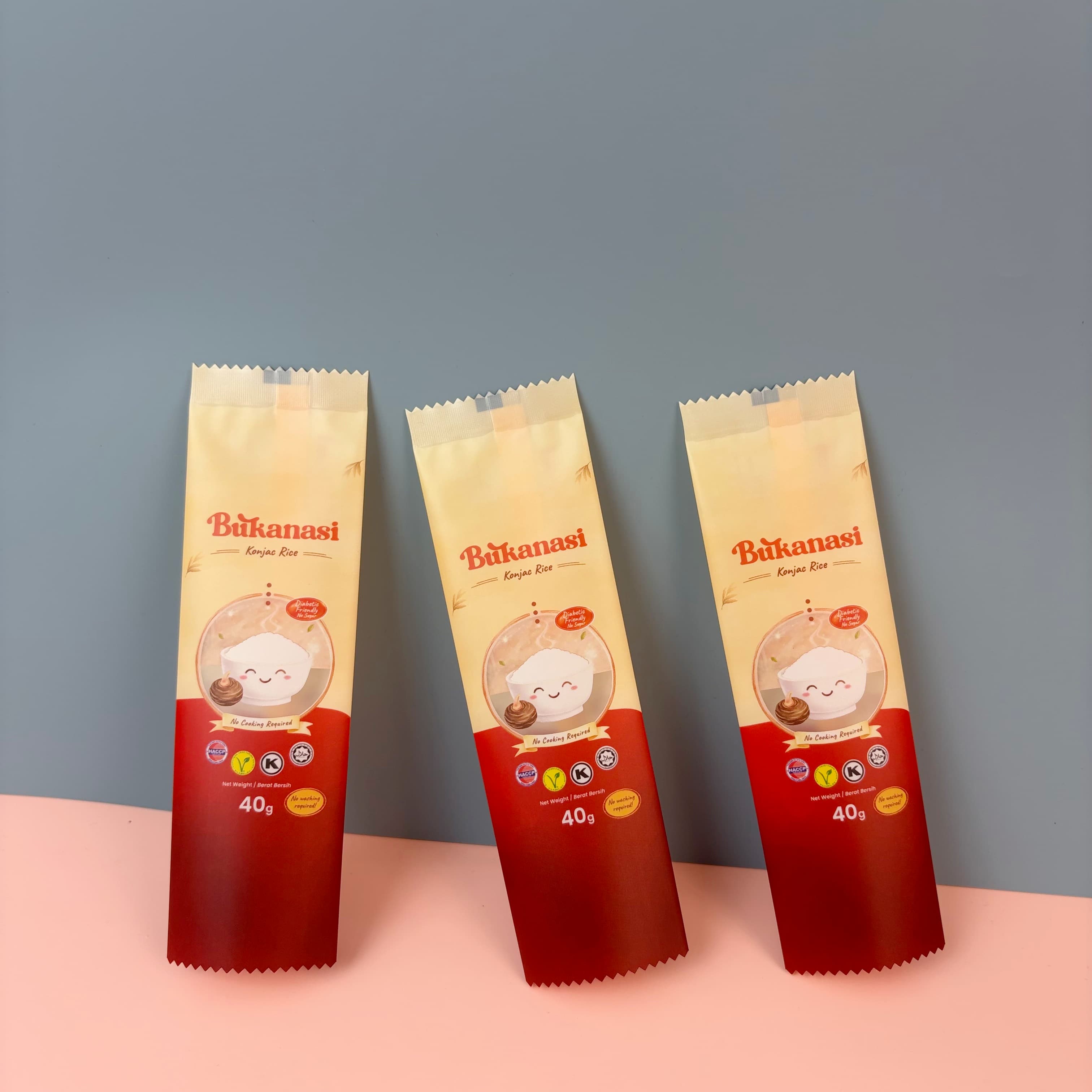 Pequenas Embalagens Seláveis a Quente Tipo Sachê para Suplemento Probiótico em Pó 40g Sachê de Arroz Konjac****^^^^ https://www.siboasi.com