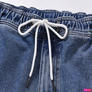 SENSEL SPORTS 2026 Nouvelle Collection – Short en Jean Vintage pour Homme, Taille Basse, Coupe Droite, Décontracté, 100% Coton Lavé Foncé - Product Image 5