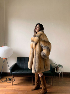 Manteau long en fourrure synthétique personnalisé pour femme, veste d'hiver de luxe, doux et confortable, vente en gros directe d'usine OEM - Product Image 3