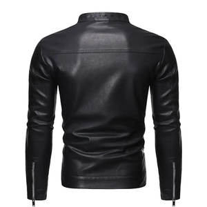 Chaqueta de Cuero de Calidad para Hombre, Estilo con Cuero Vacuno 100% Original, Chaquetas para Hombre, Chaqueta de Cuero de Calidad - Product Image 4