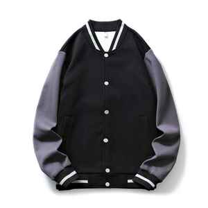 Chaquetas Universitarias Personalizadas para Hombre, Chaqueta Varsity al por Mayor, Chaqueta Letterman Lisa con Logotipo Personalizado para Hombre - Product Image 5