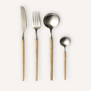 Luxury Gold Flatware Set <b>Knife</b> <b>Fork</b> Spoon Teaspoon Hammered Handle Mirror Finish Rust Resistant Metal Cutlery Wedding - Product Image 2