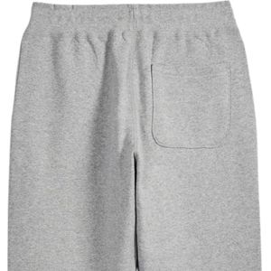 Pantalones Deportivos Clásicos para Hombre en Gris Jaspeado, Mezcla de Felpa, Ecológicos, Transpirables, Ligeros, para Invierno, Cintura Elástica con Cordón Ajustable - Product Image 5