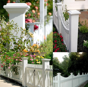 Tapa de poste piramidal de madera para postes de cerca y terraza, acabado antiguo, diseño contemporáneo, cubierta duradera para postes de exterior, hogar y jardín - Product Image 2