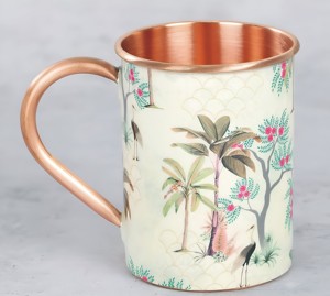 Nuevas tazas de cerveza de agua de cobre con diseño Floral para uso doméstico, usos para fiestas y bodas y regalos de cumpleaños - Product Image 5