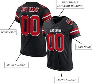 Maillot de football personnalisé, nom et numéro de l'équipe brodés/imprimés, uniforme sportif pour hommes, femmes et jeunes - Product Image 2