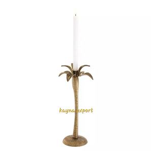 Support de bougie en métal artisanal, finition argentée antique, pour l'éclairage, décoration de mariage et de Noël - Product Image 5