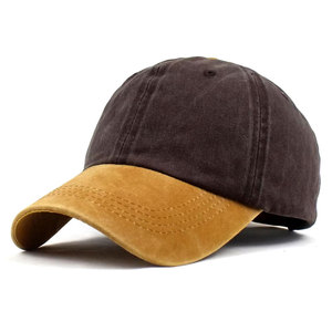 Gorra de Béisbol Unisex de 6 Paneles, Color Marrón Mostaza en Contraste, Ajustable, de Lona de Algodón, Informal, para las Cuatro Estaciones, para Adultos - Product Image 6