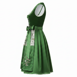 Robe Dirndl durable pour femmes, tissu doux, broderie allemande, longueur genou, coupe confortable, conçue pour les festivals - Product Image 5