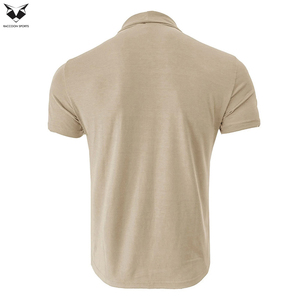 <b>Top</b> Product Latest Short Sleeve Pullover Style Customized Made Slim Fit Casual Out Door Wear New Arrival <b>Mock</b> <b>Neck</b> T Shirts - Product Image 4