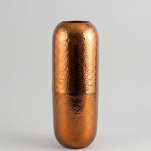 Vase en métal multifonctionnel finition bronze, vase à fleurs, décoration d'intérieur, table de salon, décoration polyvalente - Product Image 5