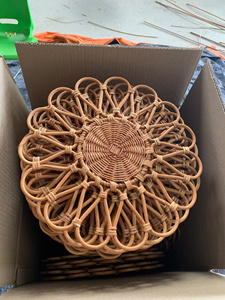 Eco Friendly Rattan Placemat Sustainable Natural Fiber Dining <b>Table</b> <b>Mat</b> Vietnam Supplier - Product Image 3