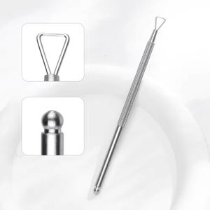 Ensemble de repousse-cuticules double embout en acier inoxydable, outil de manucure réutilisable pour usage en salon - Product Image 4