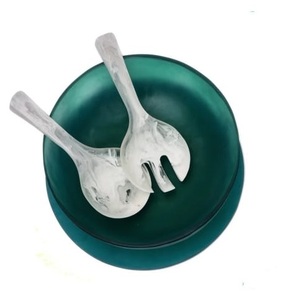 Epoxy Resin Handmade <b>Bowl</b> Premium Quality <b>Salad</b> Mixing <b>Server</b> & <b>Bowl</b> Disposable Polish Finish Eco-Friendly Dishwasher Safe <b>Bowl</b> - Product Image 6