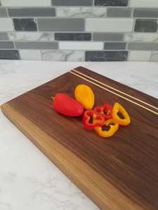 Tabla de Cortar de Madera para Chefs, No Tóxica, Fácil de Limpiar, Apta para Lavavajillas, Diseño Rectangular - Product Image 4