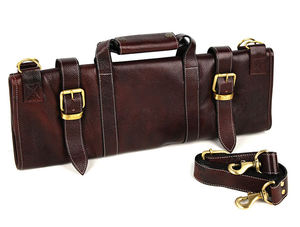 Estuche Portátil para Cuchillos de Chef, 100% Cuero Genuino, Ecológico, Colección Profesional LKR-0319 - Product Image 4