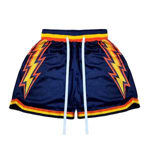 Pantalones Cortos de Baloncesto Unisex de Alta Calidad, Sólidos, Casuales, de Malla Sublimada, de Secado Rápido y Transpirables, con Números de Equipo Personalizados, 100% Poliéster para Hombre - Product Image 4