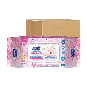 Sanisoft Toallitas Húmedas Sin Perfume para Bebé, Toallitas Húmedas Spunlace, 80 Unidades, Agua Salada, Nombre del Producto - Product Image 3