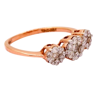 แหวนเพชรแล็บโกรว์ด์ทรงคลาสสิกสำหรับผู้หญิง ฉลองครบรอบ 14K ทองคำแท้ ทรงกลมเจียระไนบริลเลียนท์ รับรองโดย IGI & INGEMCO ขายส่ง - Product Image 2