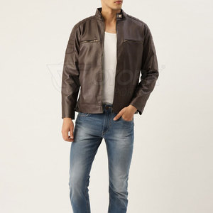Dernier style, nouvelle arrivée, veste en cuir d'hiver, vente en gros, veste en cuir pour hommes, veste en cuir la plus vendue - Product Image 4