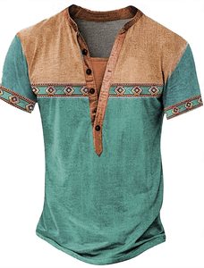 เสื้อยืดคอตตอนเนื้อหนาพิมพ์ลายโลโก้ด้านหน้าด้วยเทคนิคซิลค์สกรีน ทรงปกติ สำหรับผู้ชาย ผ้าสองชั้นแบบ Gemstone - Product Image 2