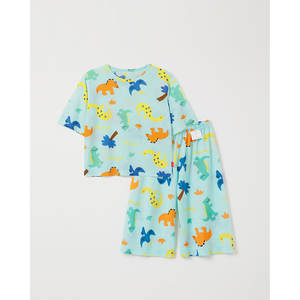 Pijama de Dinosaurio Coreano OZKIZ para Niños de 2 a 6 Años, Transpirable, Verano, Moda, Venta al por Mayor, Diseño de Dibujos Animados - Product Image 1