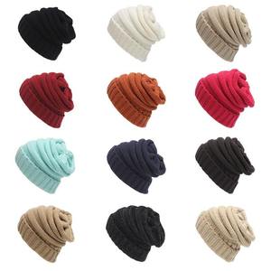 Gorro de Punto Unisex de Color Sólido, 100% Acrílico, Invierno, Casual, Adulto, 58-60CM, Exterior, 2027 - Product Image 6
