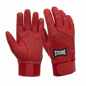 Gants de frappe de baseball XTREME pour jeunes et adultes, fermeture auto-agrippante, paume antidérapante, cuir respirant, support de poignet, usage professionnel - Product Image 1