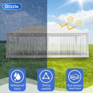 Tenda per feste in PVC impermeabile da 6 metri con telaio in acciaio per eventi estivi e magazzini - Product Image 6