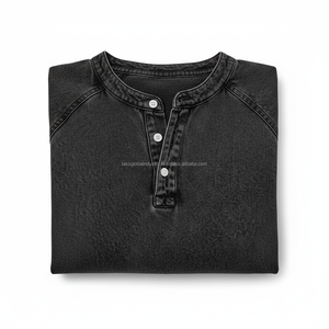 Men's Acid Wash T-<b>Shirt</b> Oversized Washed Solid Quick Dry Breathable Custom OEM Wholesale - Product Image 6