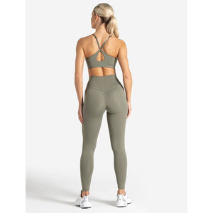 Nouveau soutien-gorge de sport Dusky Sage grande taille, réglable, respirant, à maintien élevé, avec détail dos découpé, ultra-extensible et lisse, pour adulte - Product Image 5