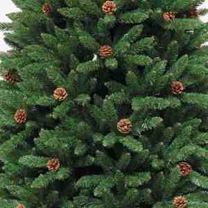 Árbol de Navidad Artificial Pre-Decorado de 210 cm, Verde Buckingham Firme con Hojas de Roble, Gran Venta en Europa - Product Image 3