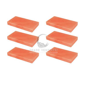 Placa de cocción de sal Rosa natural del Himalaya, piedra de losa tallada para parrilla de barbacoa para carne, pescado, pollo, hoteles, restaurantes - Product Image 3