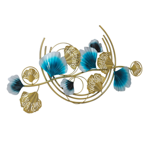 Nouveau Style nouvelle feuille d'or fer tenture murale usine vente en gros maison métal décoration murale pour Restaurant salon - Product Image 5