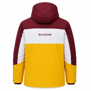 Veste de ski d'hiver personnalisée, imperméable, coupe-vent, à capuche, veste de snowboard, veste matelassée pour sports de plein air, fabricant - Product Image 2