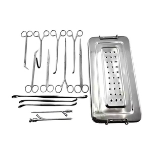 ชุดเครื่องมือผ่าตัดถุงน้ำดี Azicon จำนวน 25 ชิ้น ประกอบด้วยเครื่องมือ Balfour Retractor, Kelly Clamp, กรรไกร Mayo, คีมจับ, กล่องโลหะ - Product Image 2