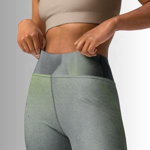 Leggings imprimés unis pour femme, taille élastique, design audacieux, extensibles, confortables, respirants, séchage rapide et effet ventre plat - Product Image 2