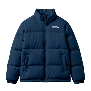 Veste matelassée unisexe en polyester isolée pour l'extérieur, col montant, OEM ODM, impression personnalisée sur le devant, logo, hiver 2025 - Product Image 4